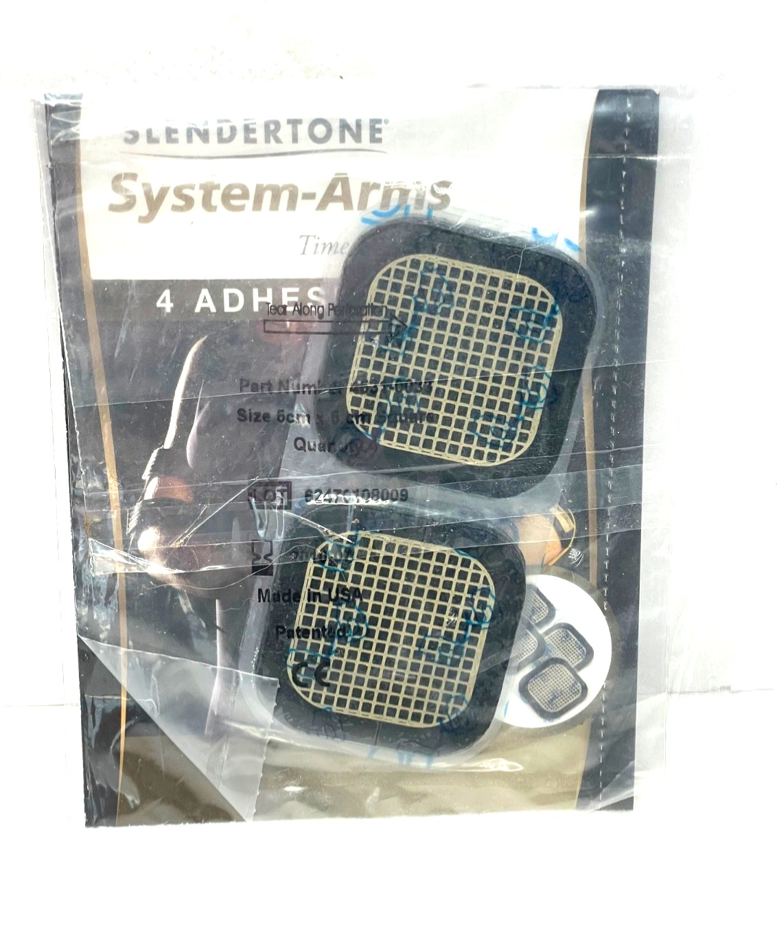 SLENDERTONE TONING SYSTEM ARMS ADHESIVE GEL PADS 4 COUNT