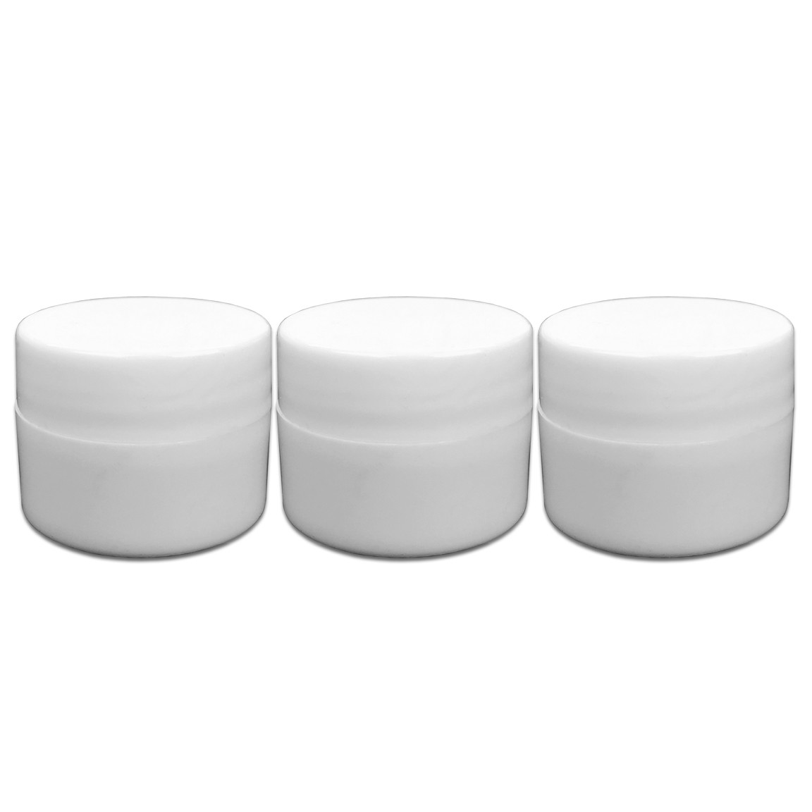 24Pcs 7g White Cosmetic Empty Jar Pots for Makeup Cream, 7ml