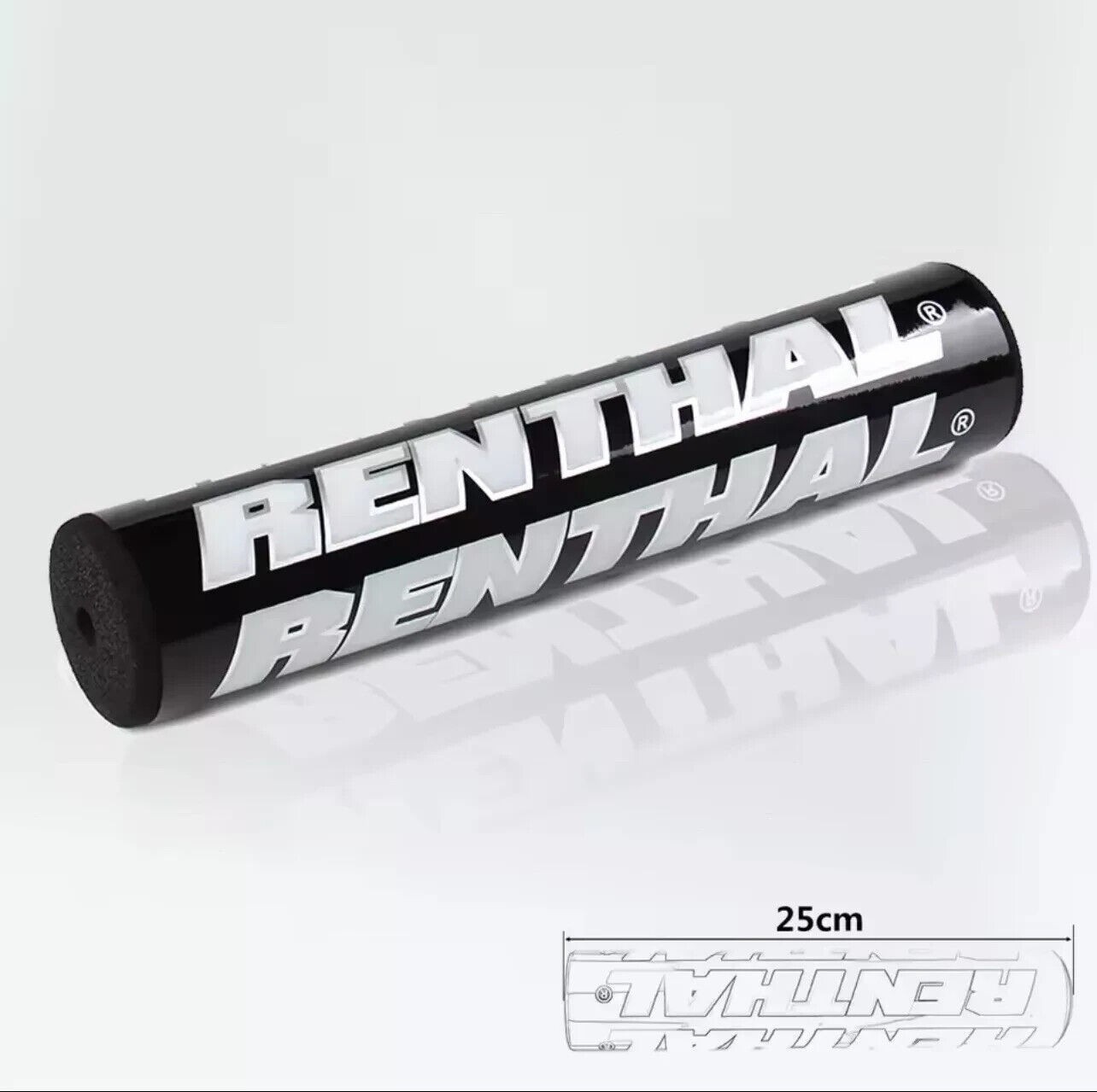 RENTHAL BLACK  BAR PAD 9.8in/25cm Length, For 7/8in Handlebar  FREE USA SHIPPING