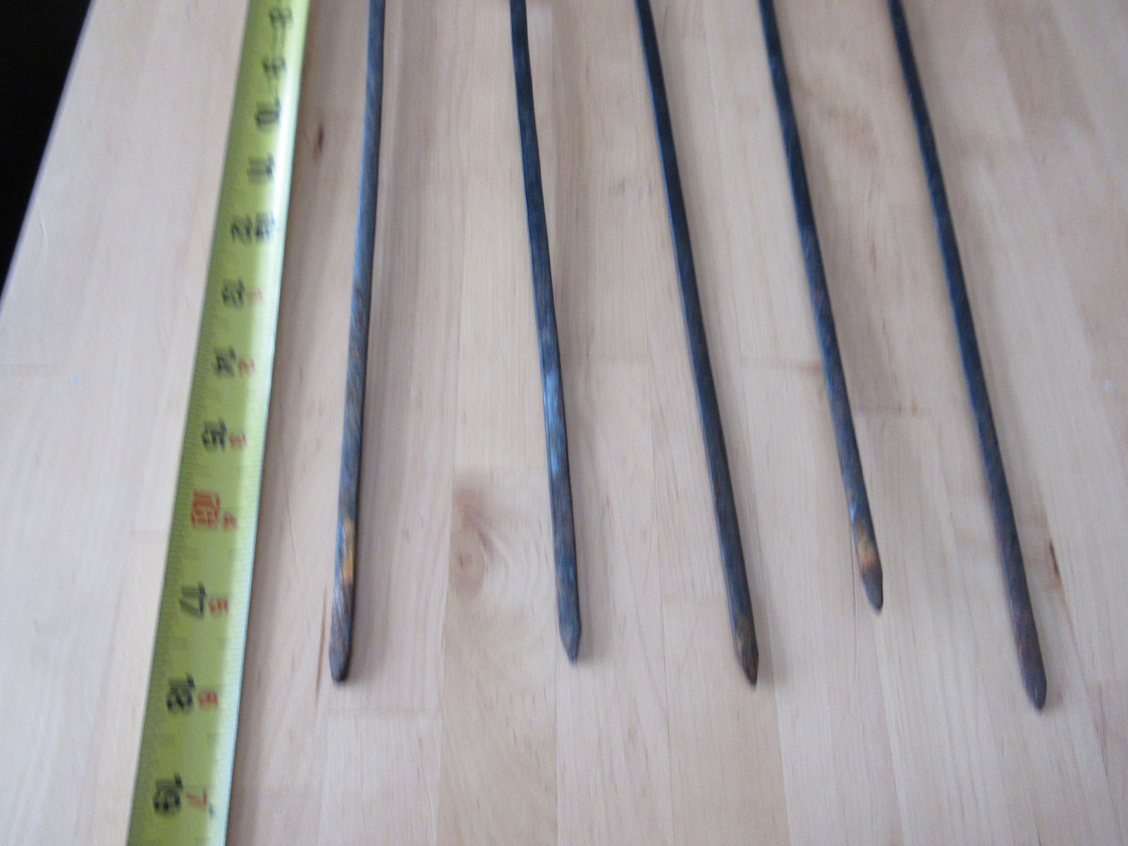 VINTAGE Set of Brass topped Seashell/ Ocean themed Garden spikes