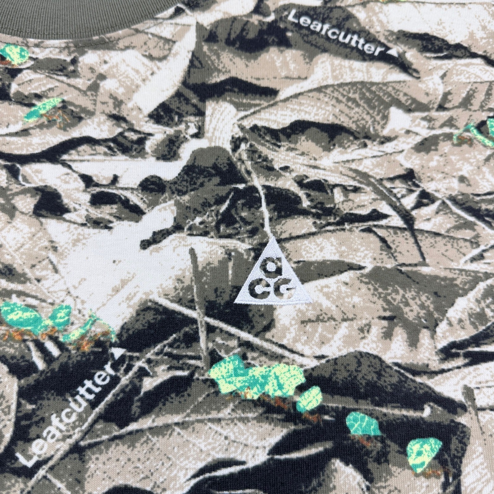 Nike ACG Dri Fit Leafcutter Loose Fit Men's 3XL T Shirt Camo hj0794-222