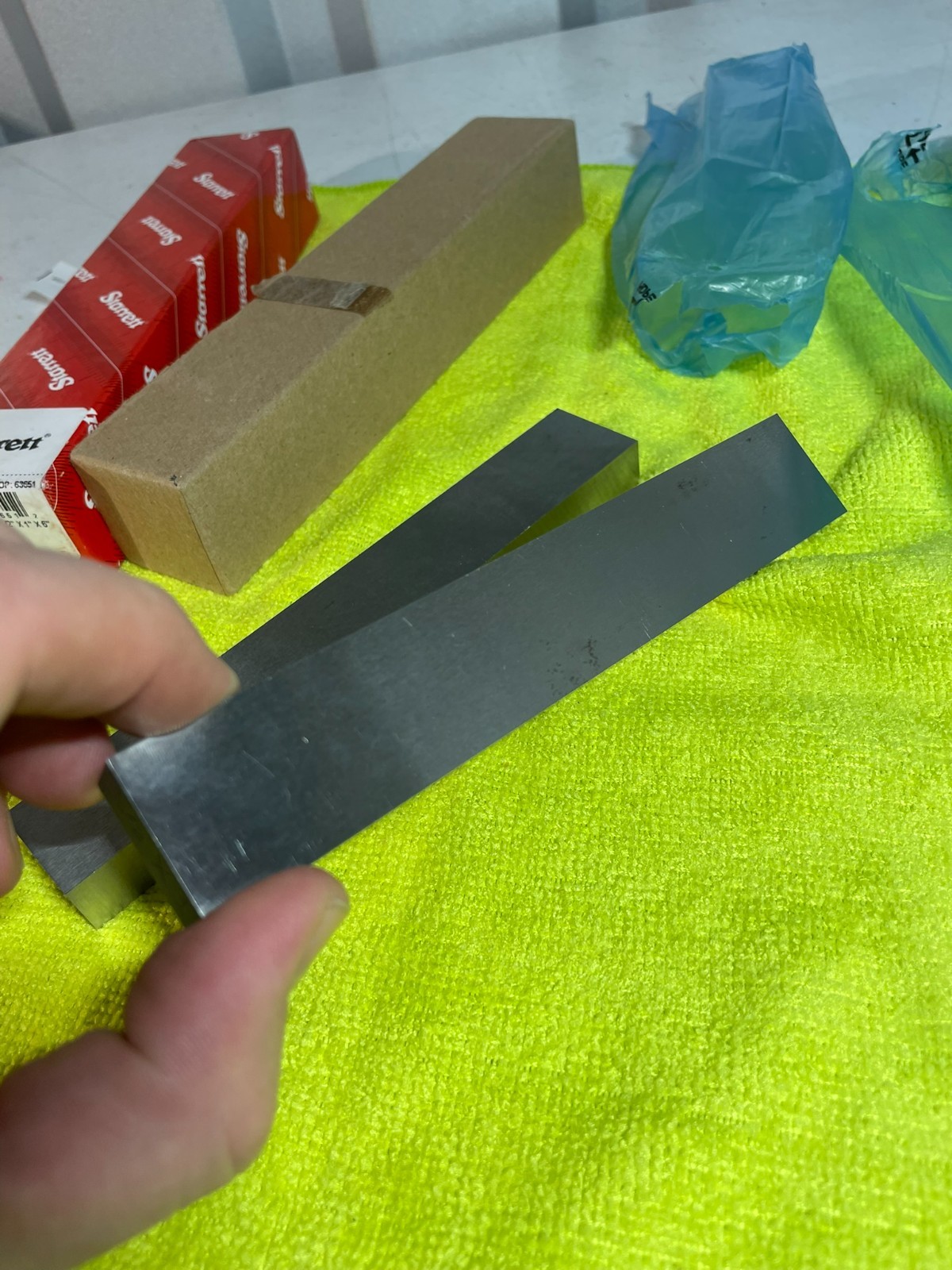 Starrett 384W Precision Parallel Pair 1/2" x 1" x 6" USA Made w/ Box