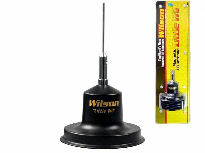 Wilson Little Wil  black magnet mag mount mobile CB Antenna kit w SS whip 305-38