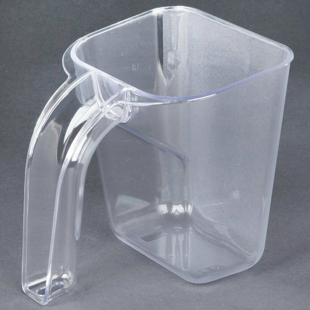 12.6 Gallon 200 Cup Shelf Ingredient Bin w/ 2 1/2 Cup Measuring Flip Lid Scoop