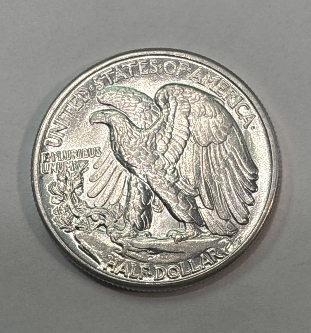 1945 Walking Liberty Silver Half Dollar (AU+) About Uncirculated WWII! ENN Coins