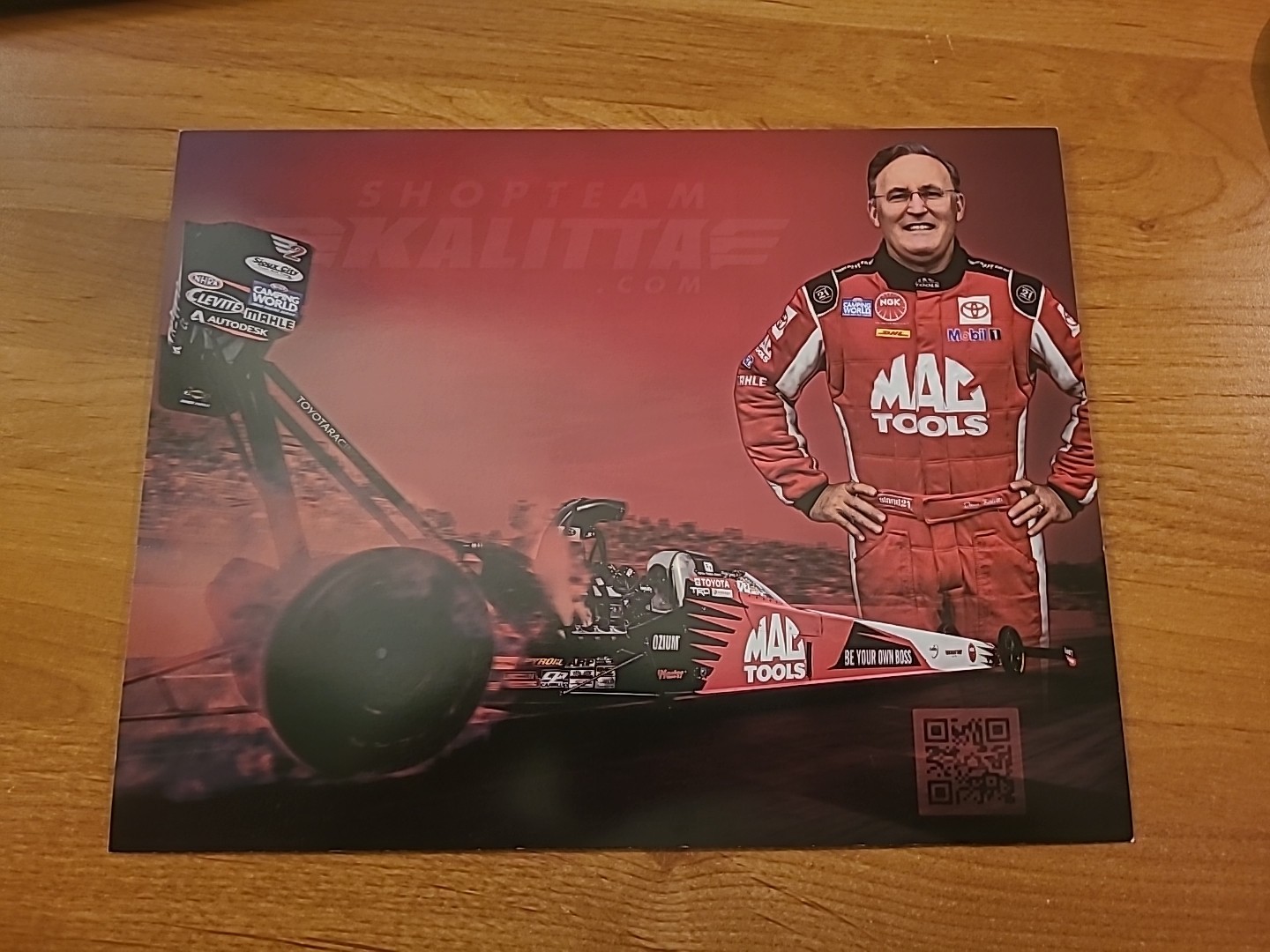 2021 Doug Kalitta NHRA Hero Card Autographed Signed