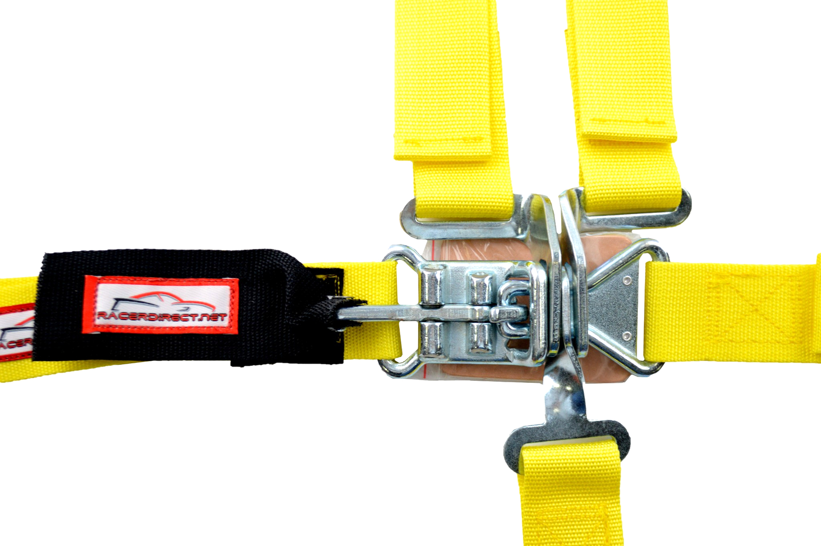 KIDS RACING HARNESS SFI 16.1 5 POINT LATCH & LINK ROLL BAR MOUNT BELT YELLOW