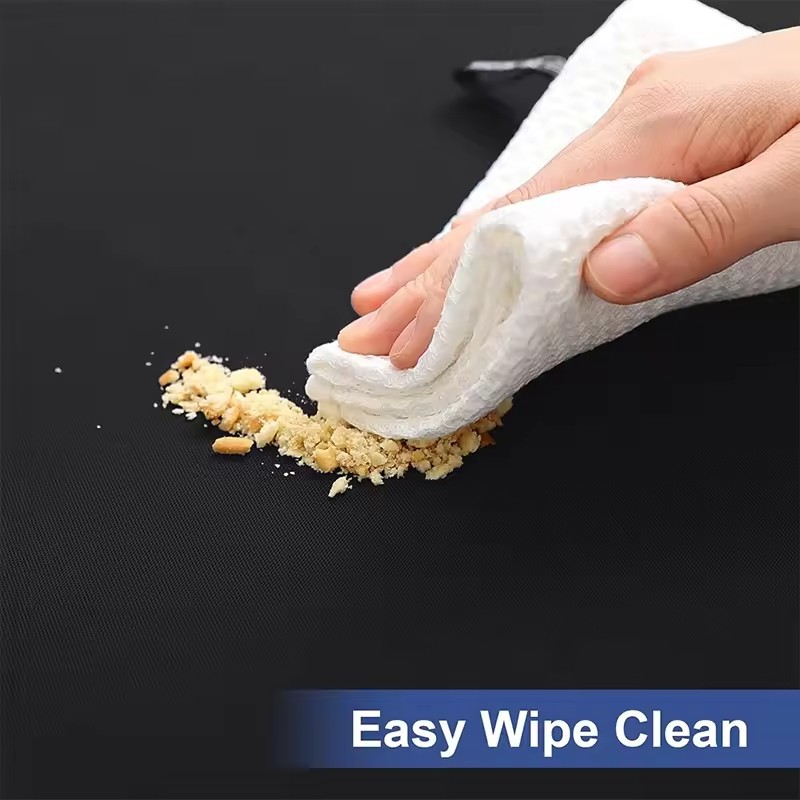 6 Ft Plastic Folding Tablecloth for Indoor/Outdoor Dining for Dining & Partiesf