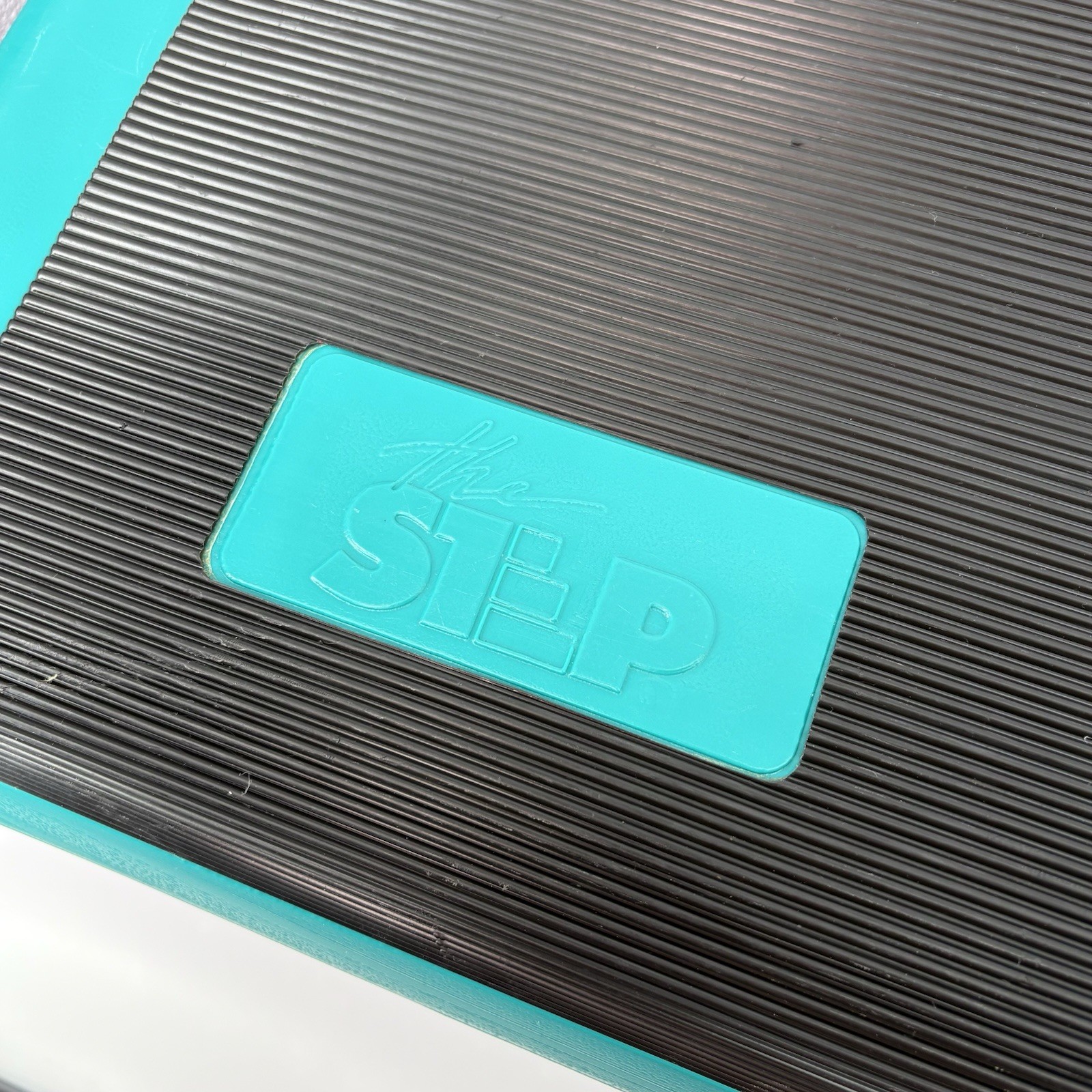 Vintage THE STEP Original Exercise 43" Aerobic Stepper w/ 4 Risers Free Shipping