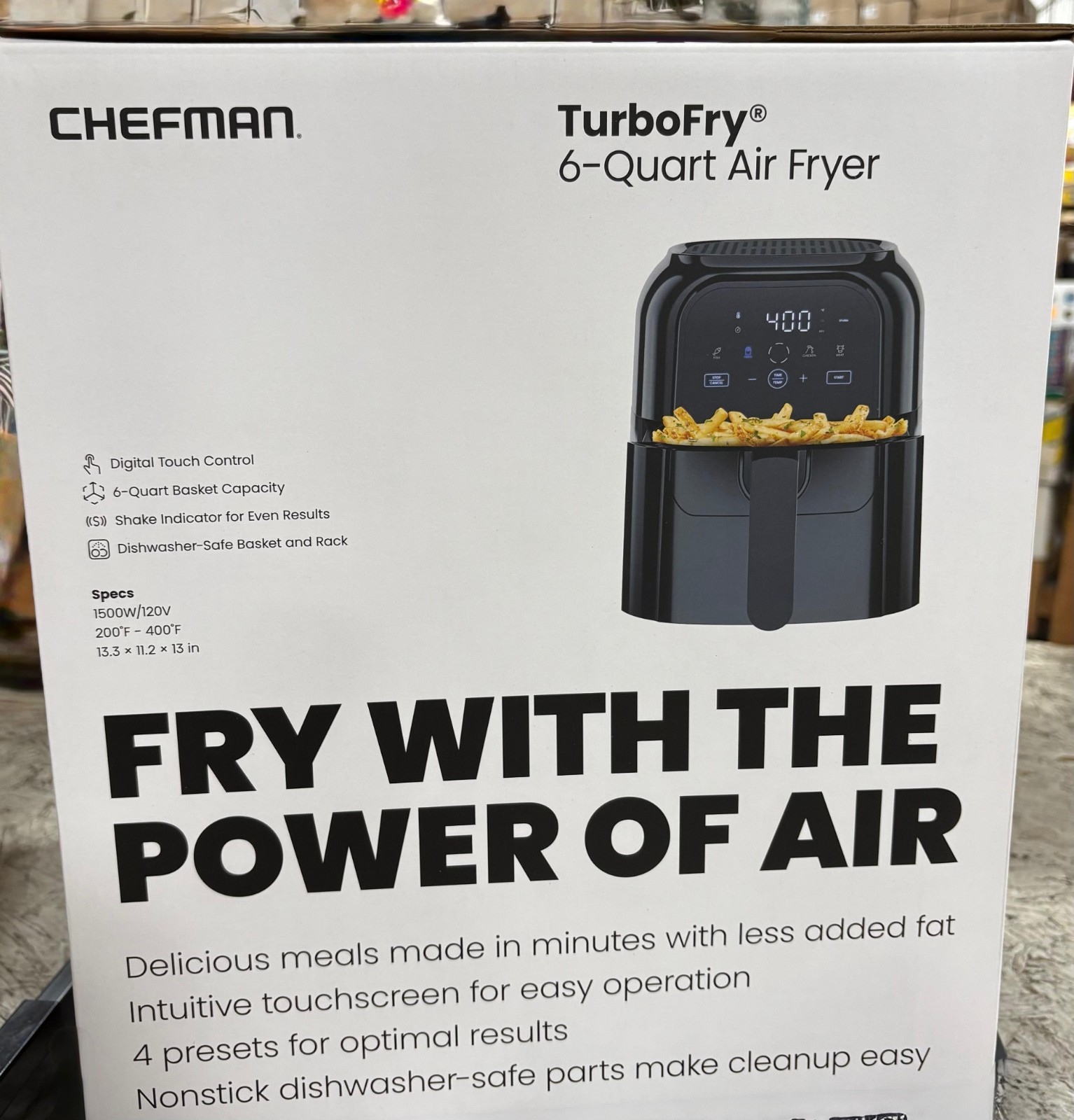 Chefman TurboFry 6 Qt Air Fryer