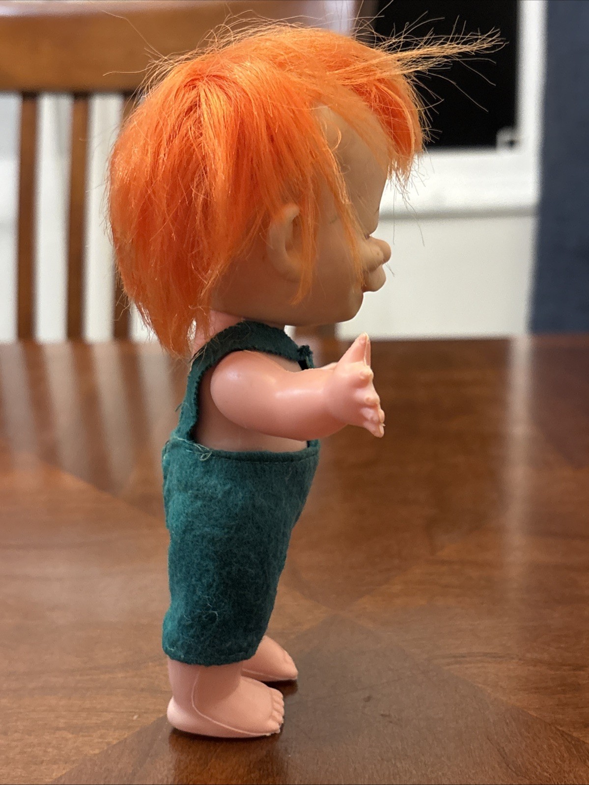 Vintage 1960s Brat Doll Toy Redhead Ginger 7” Figure Creepy Ugly Naughty