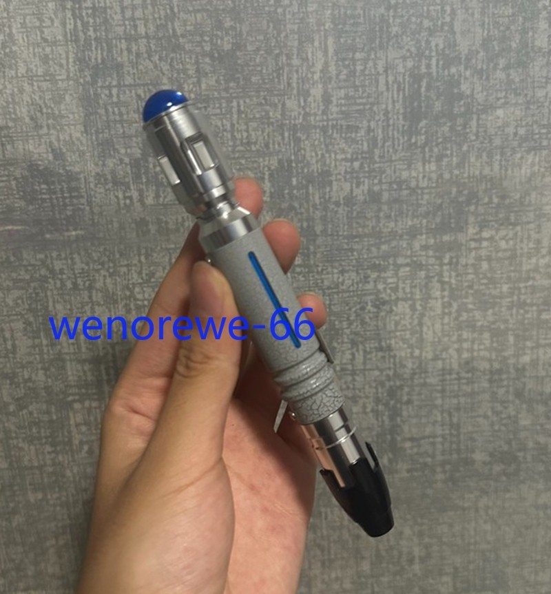 US Now!! NAWYA Doctor Who 10th Replica Metal LED Sonic Screwdriver Scalable Prop