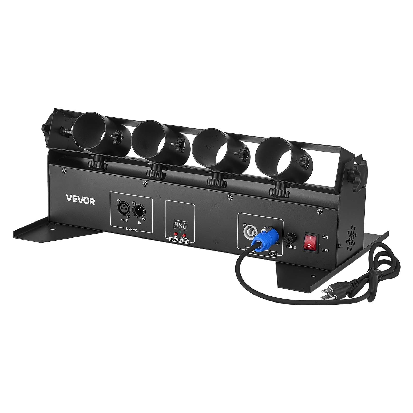 VEVOR 4-Shot Electric Confetti Cannon Machine DMX / Remote Control Party Effect