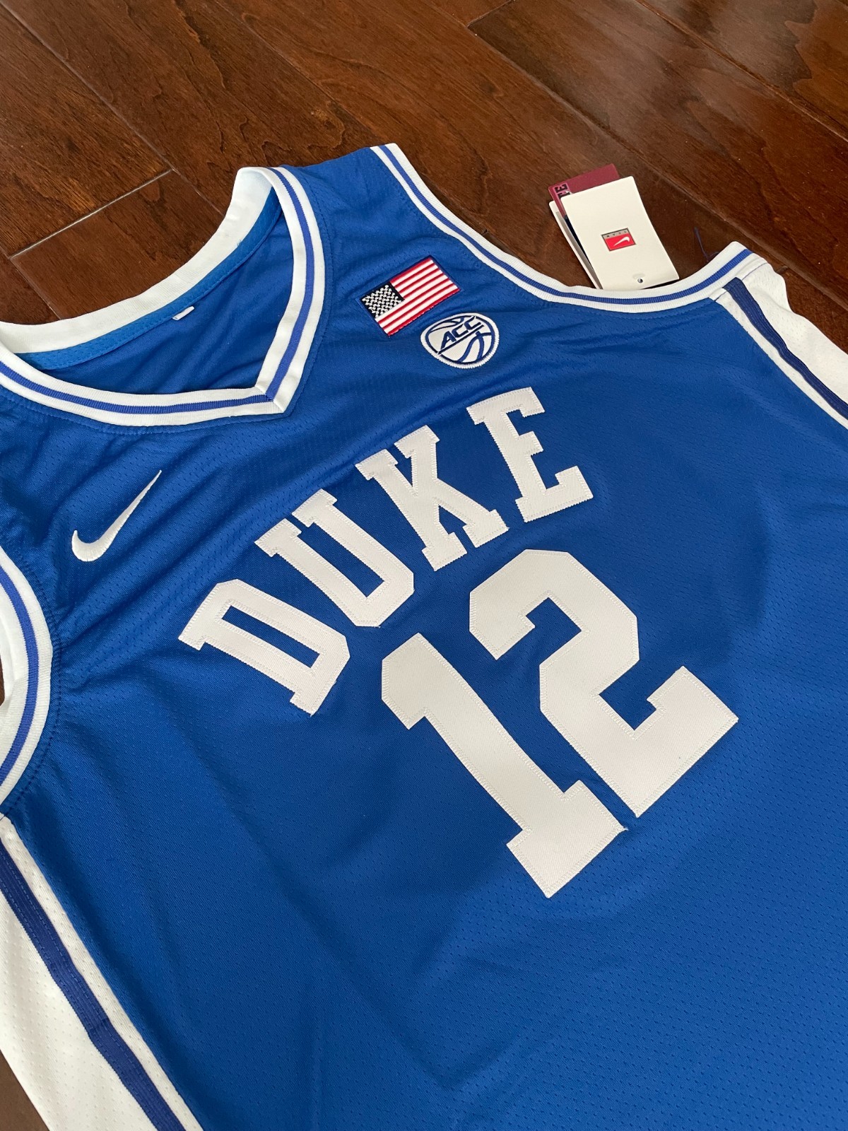 Duke Blue Devils Cameron Boozer jersey NCAA basketball blue men's size