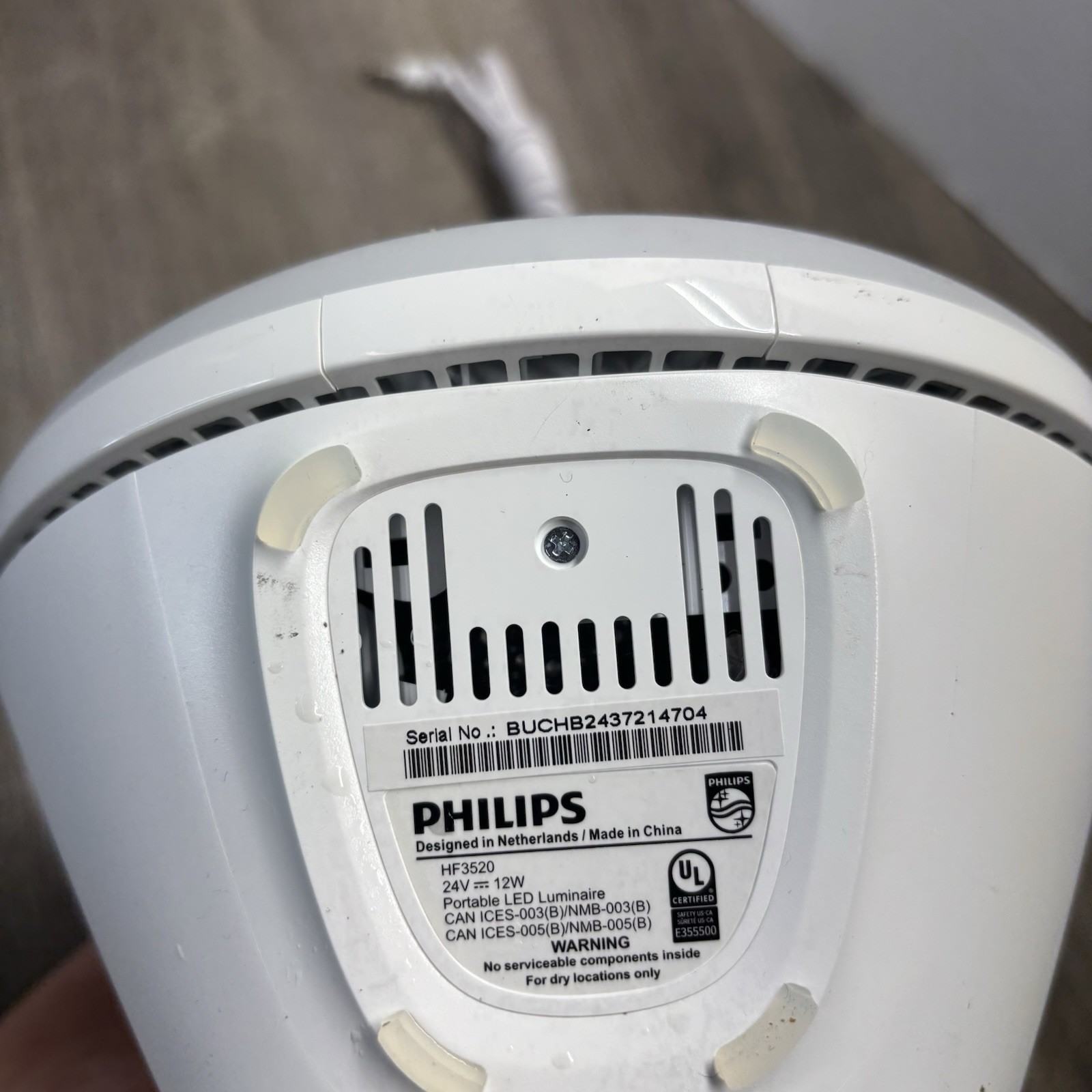 Philips SmartSleep HF3520 Wake-up Light Alarm Colored Sunrise Sunset Simulation