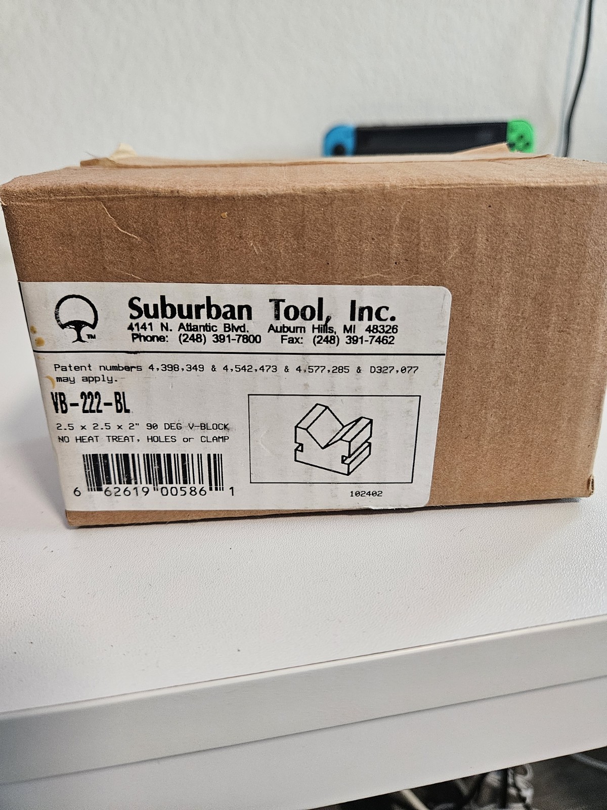 NEW Suburban Tool Precision V-Block Set VP-222-BL Machinist USA Made