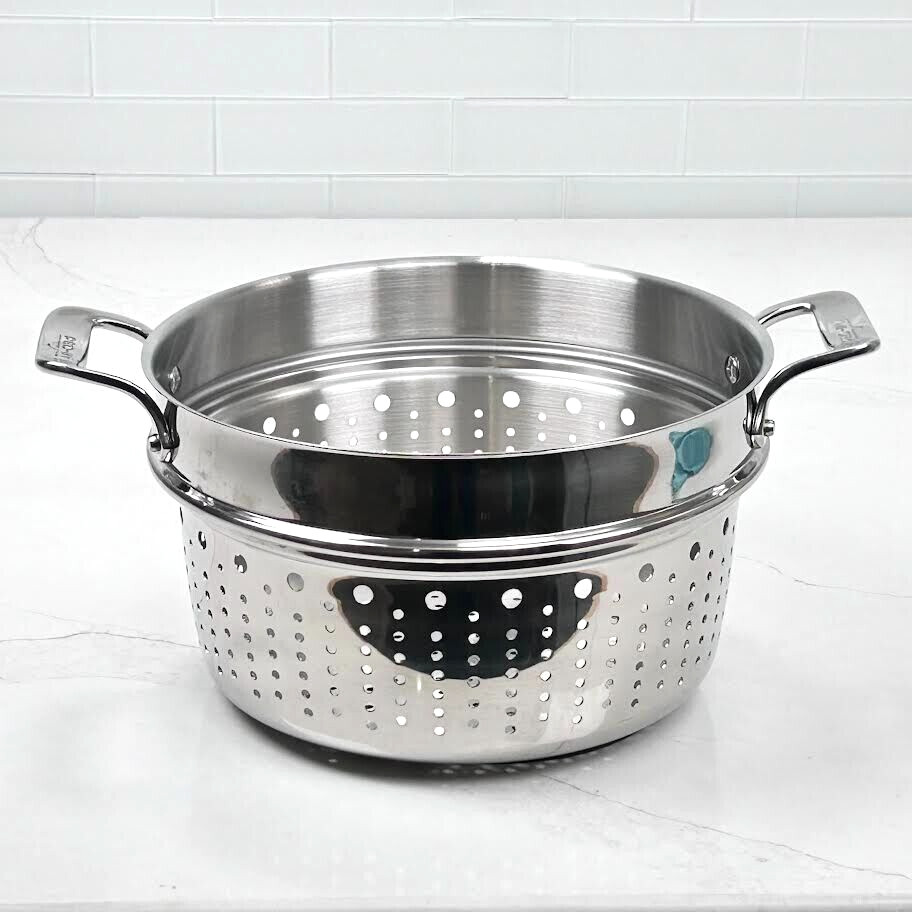 All-Clad Essentials 18/10  Stainless Steel 6.5-qt  Colander.