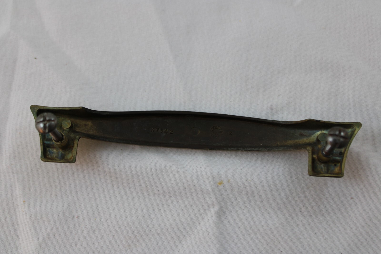 5 Vintage Keeler Brass Co Drawer Pulls Cabinet Handles MCM 7641 (4) & 7642 (1)