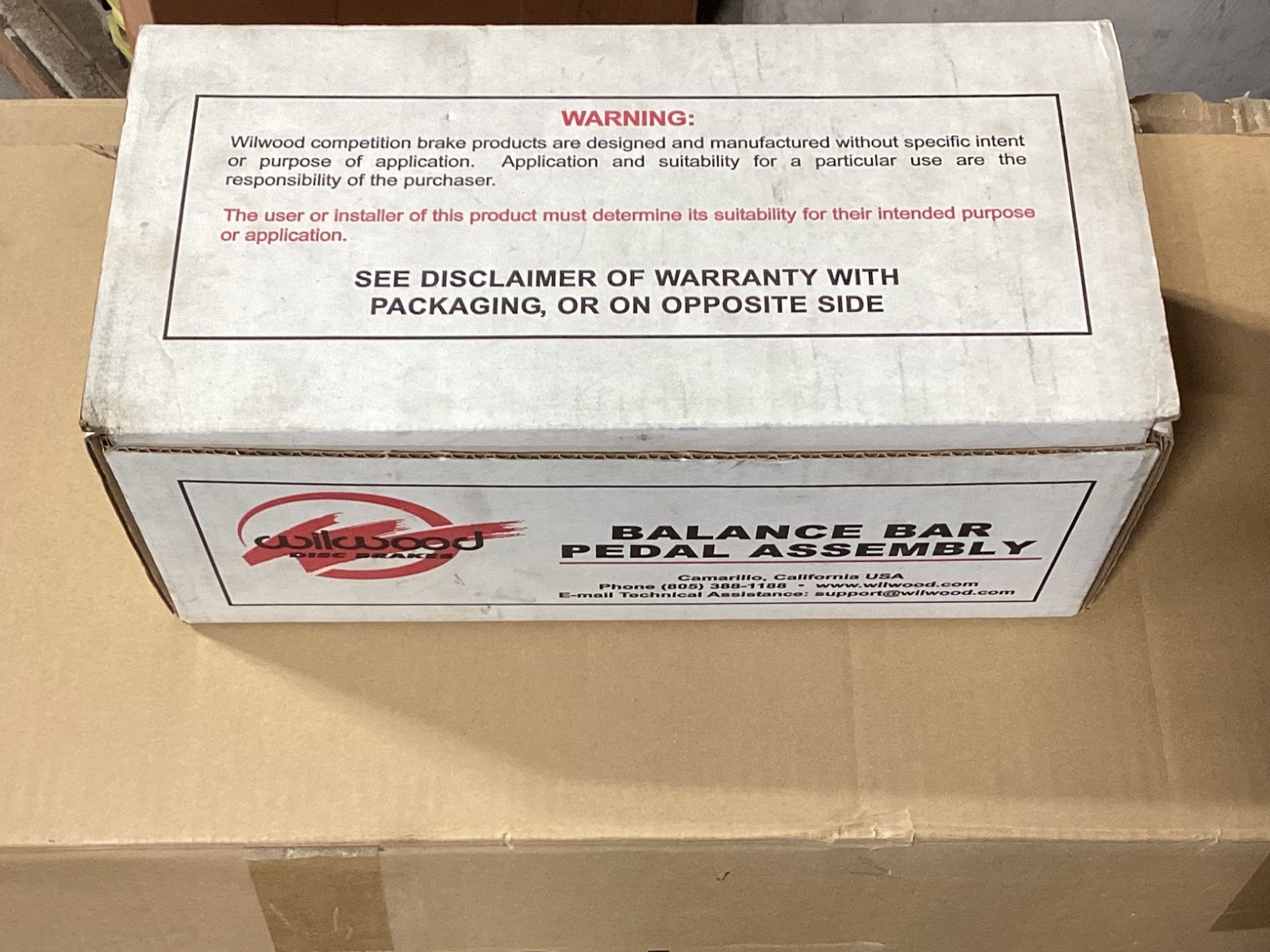 Wilwood Floor Mount Brake Pedal, Balance Bar Pedal Assembly, Aluminum Dual 6:1