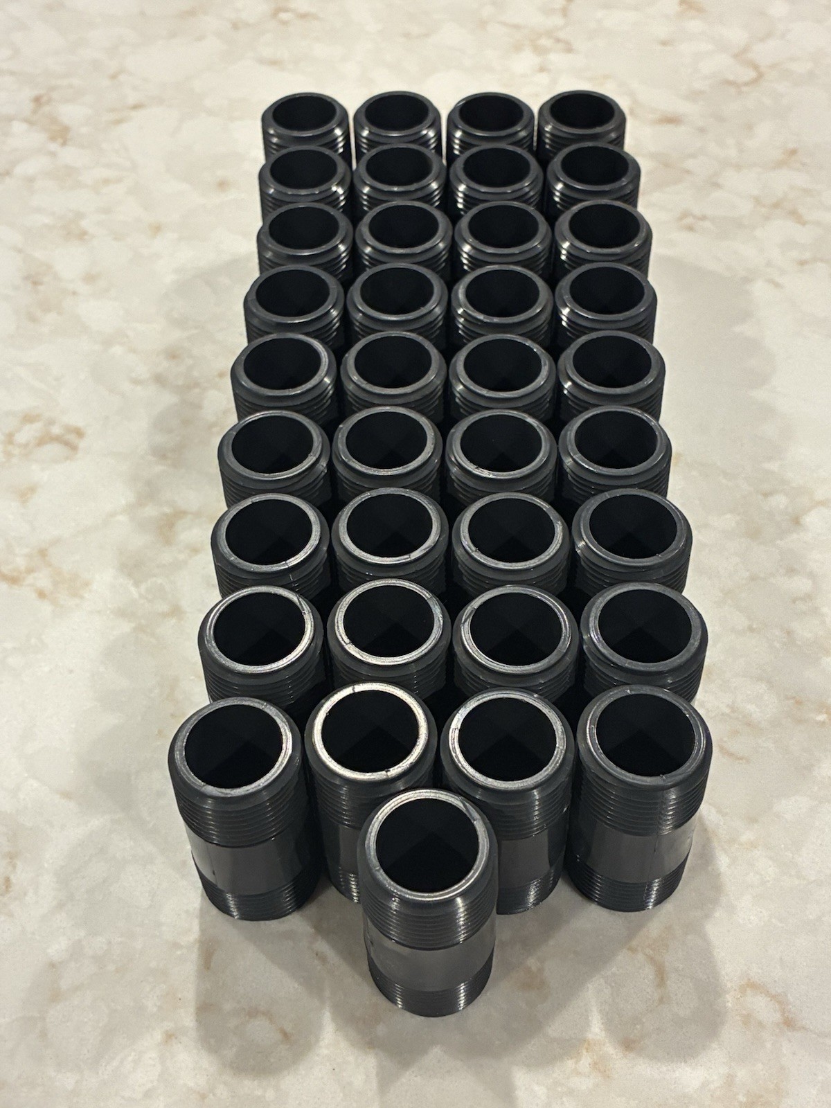 (37 PCS)  3/4” MNPT x  2" MNPT PVC Nipples SCH80 PVC Pipe