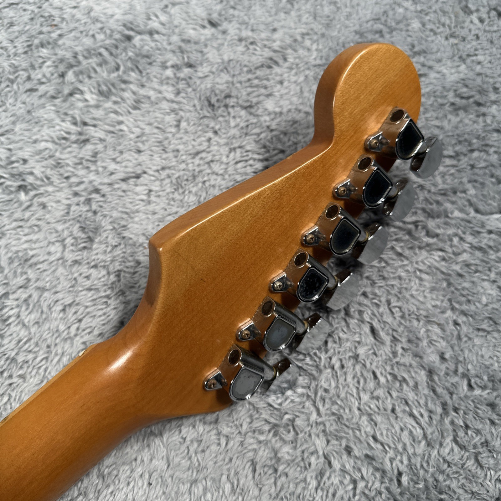 Vintage Squier by Fender Stratocaster Loaded Neck 22 w/Upgrades Wooden USA MADE