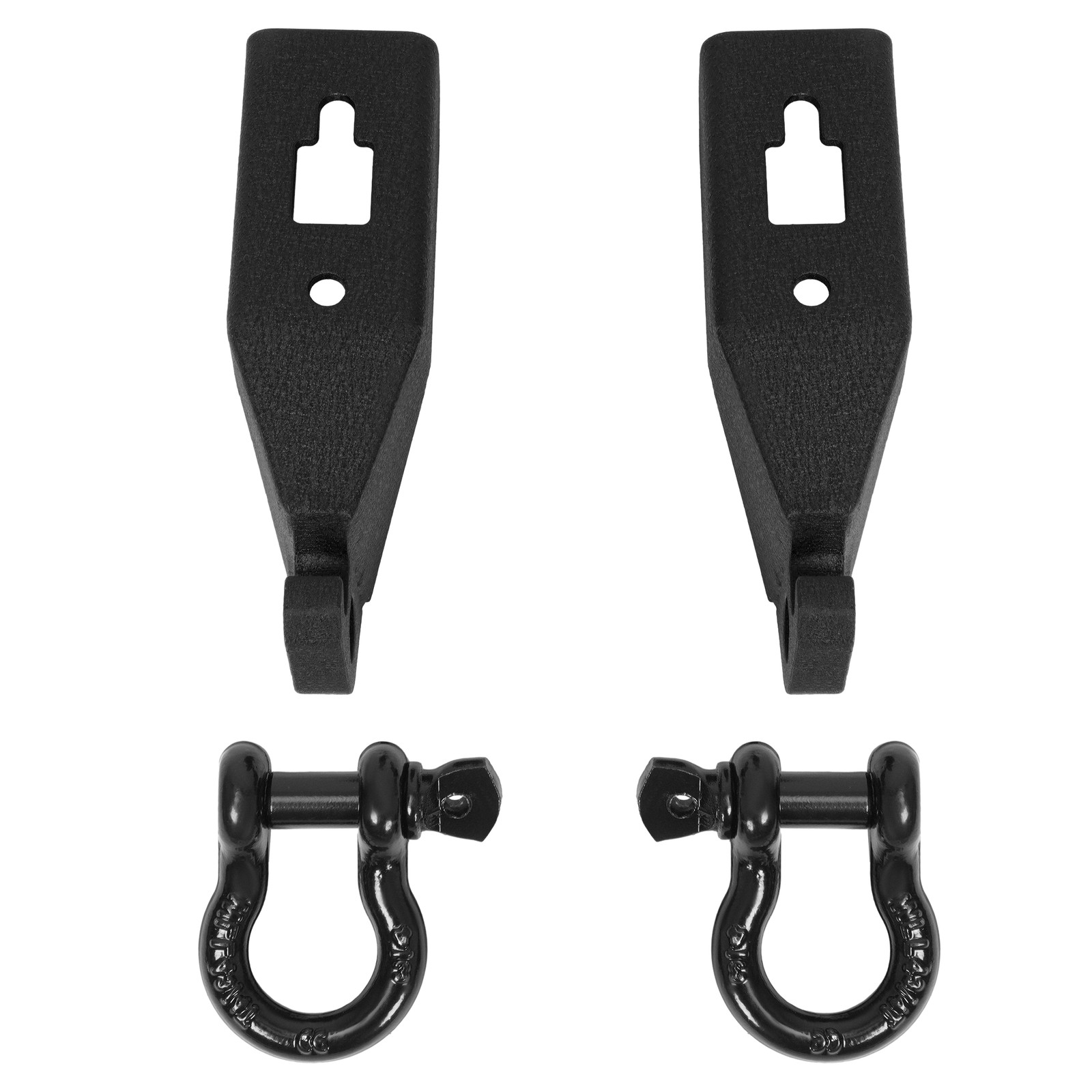 Front Tow Hook Bracket Replacement Shackle Mount Kit For Ford F150 F-150 2009-23