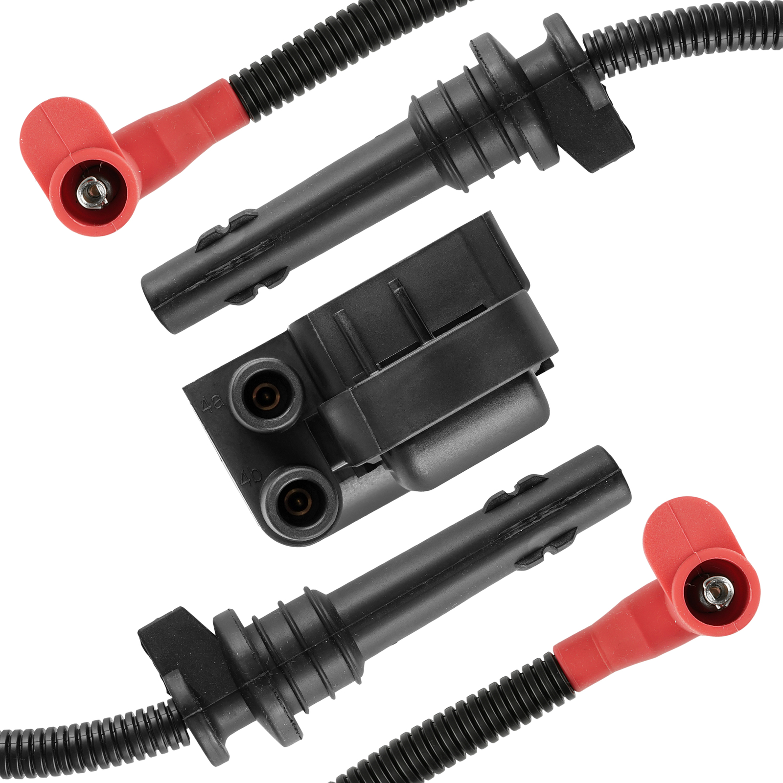 Caltric Spark Plug Wires With Ignition Coil For Polaris RZR XP 1000 2014-2023