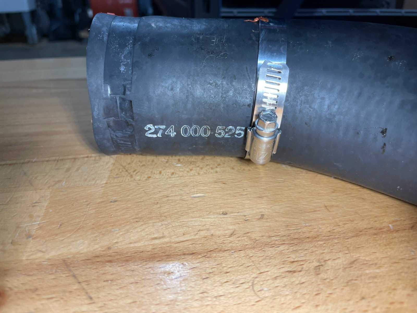 1998-1999 SeaDoo GSX LTD OEM Formed Rubber Exhaust Hose Pipe Tube 274000525