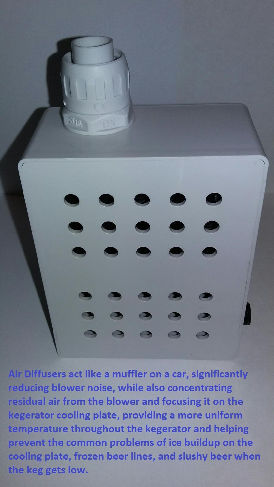 COLDTOWER Kegerator Beer Tower Cooler/Kegerator Fan - Universally compatible