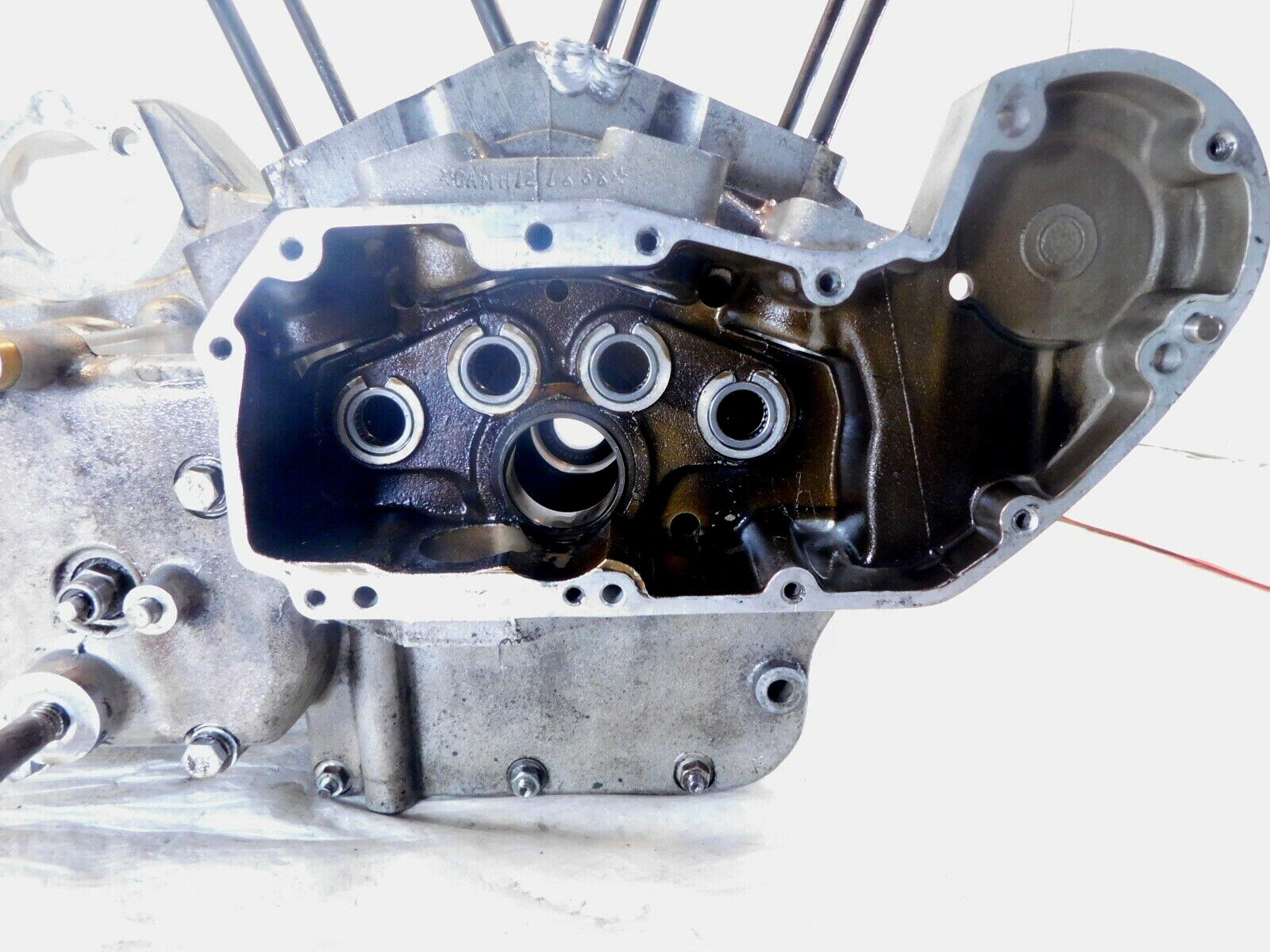 Harley Davidson Sportster 883 & 1200 Silver Crankcase Cases Engine Block