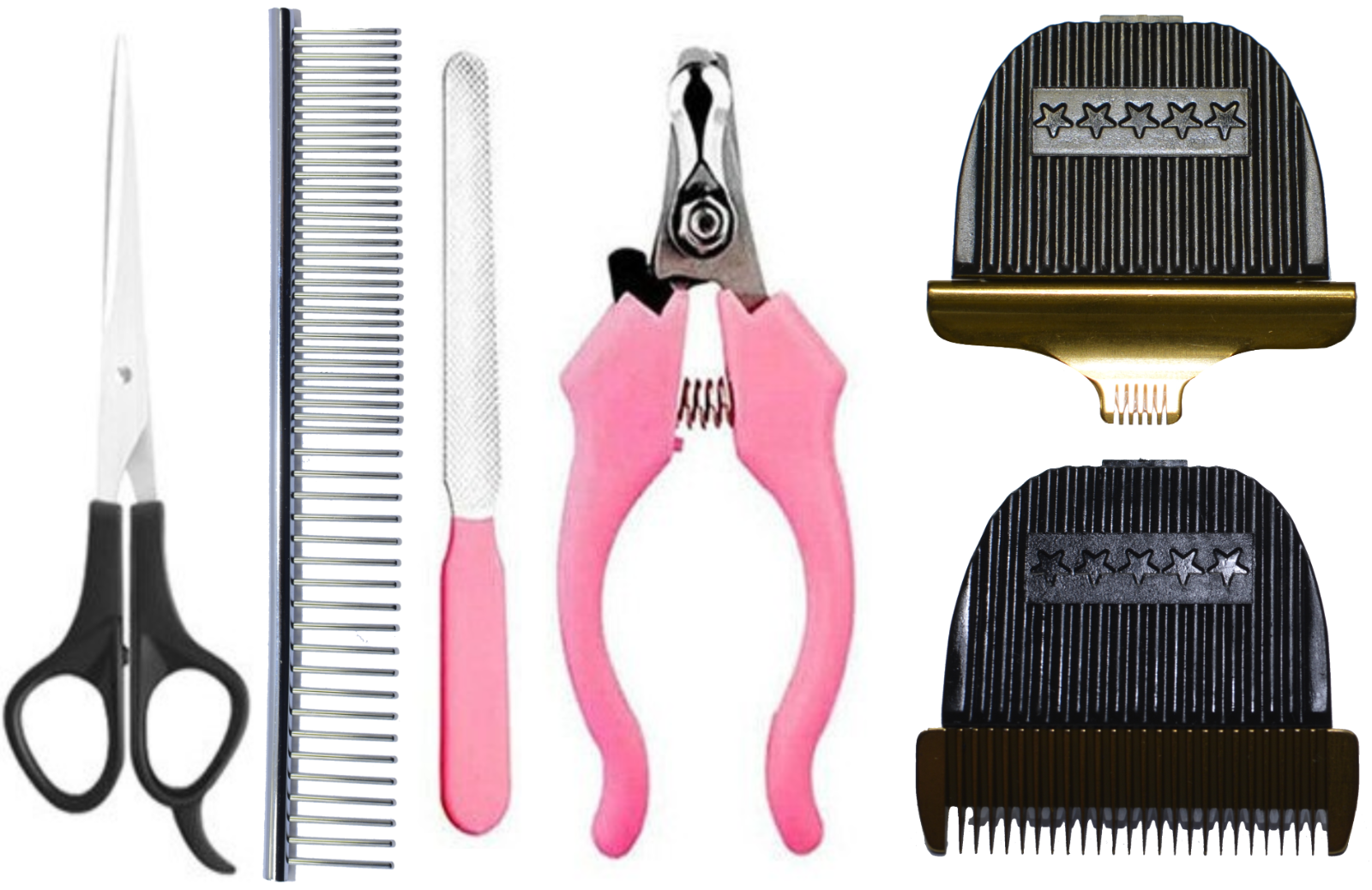 Dog Cat Pet Grooming Kit Rechargeable Cordless Electric Hair Clipper Trimmer Set