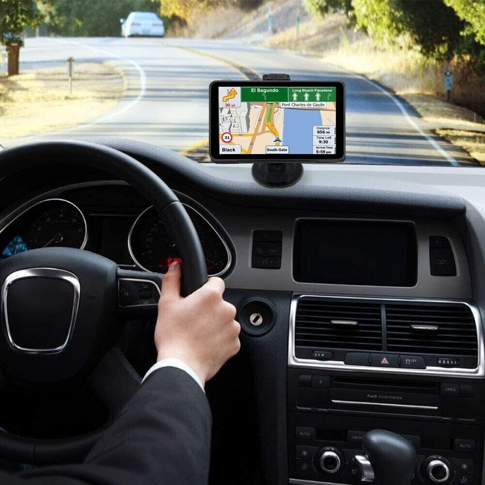 Gps Navigation for Car/Truck Touch Screen Maps w/ Spoken Direction 7"