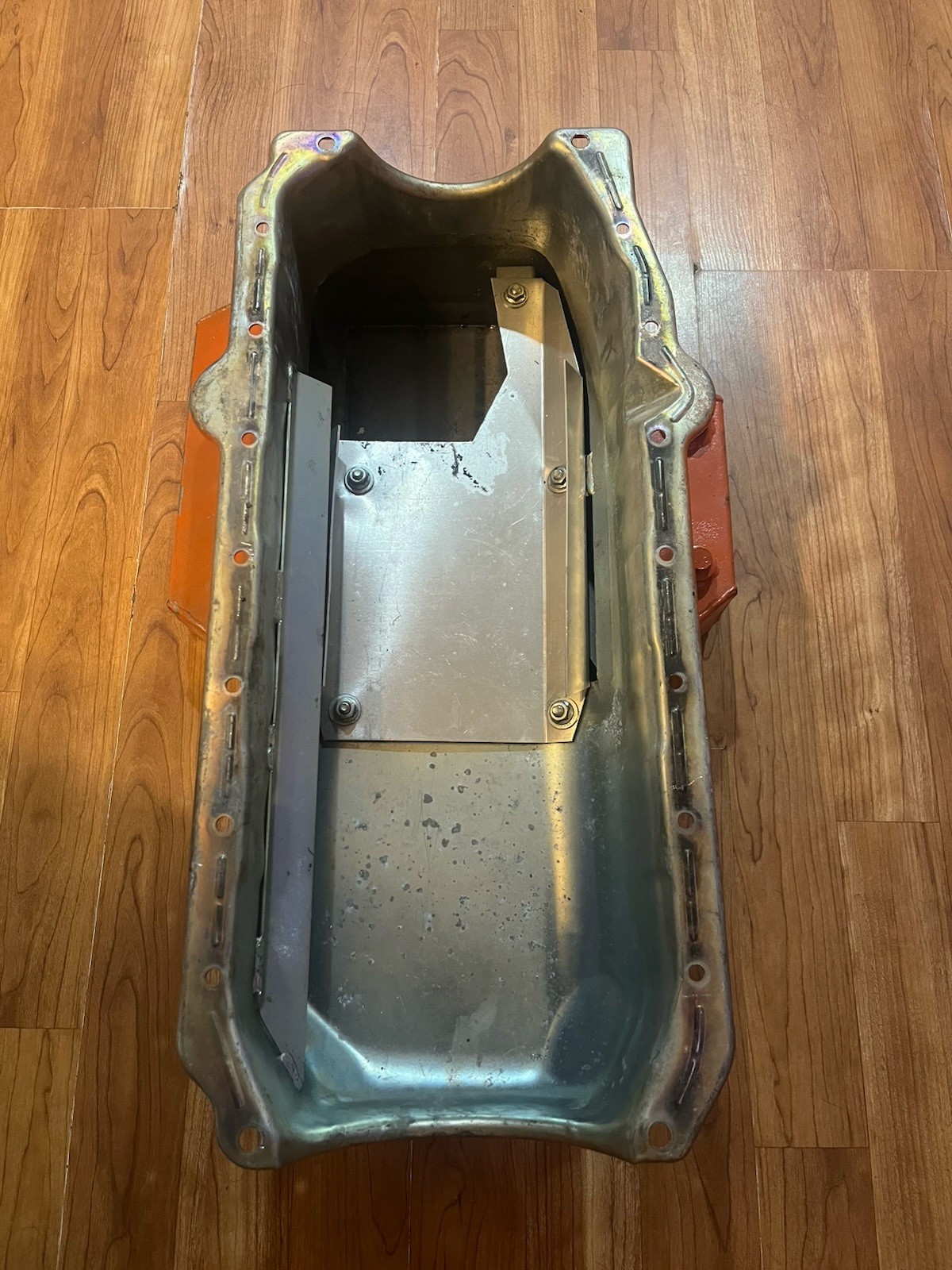 Small Block Chevy Circle Track Oil Pan Very Nice!