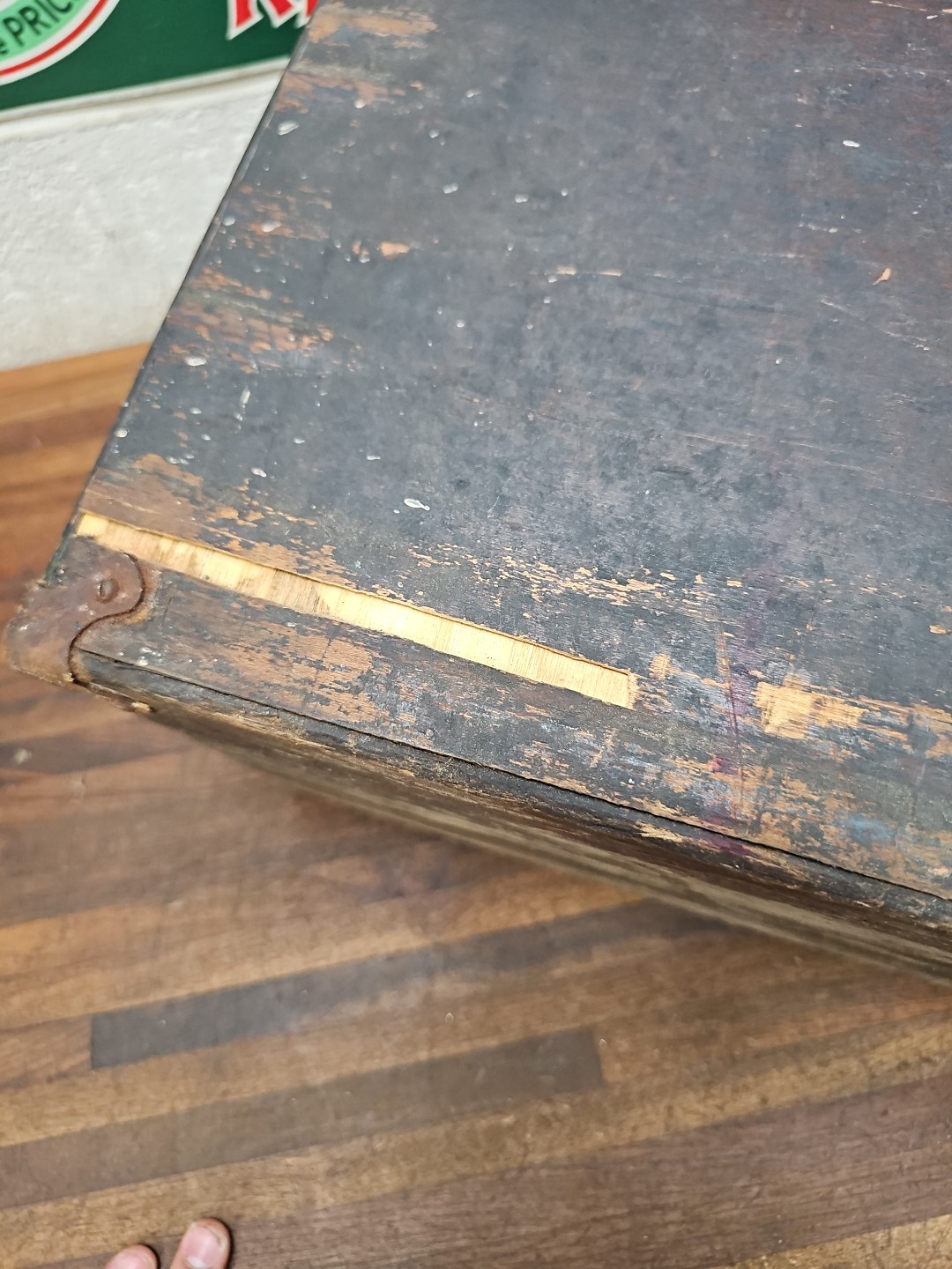 Q29- Union 6 Drawers Wood Machinist Chest Tool Box Antique Chest Tool Box