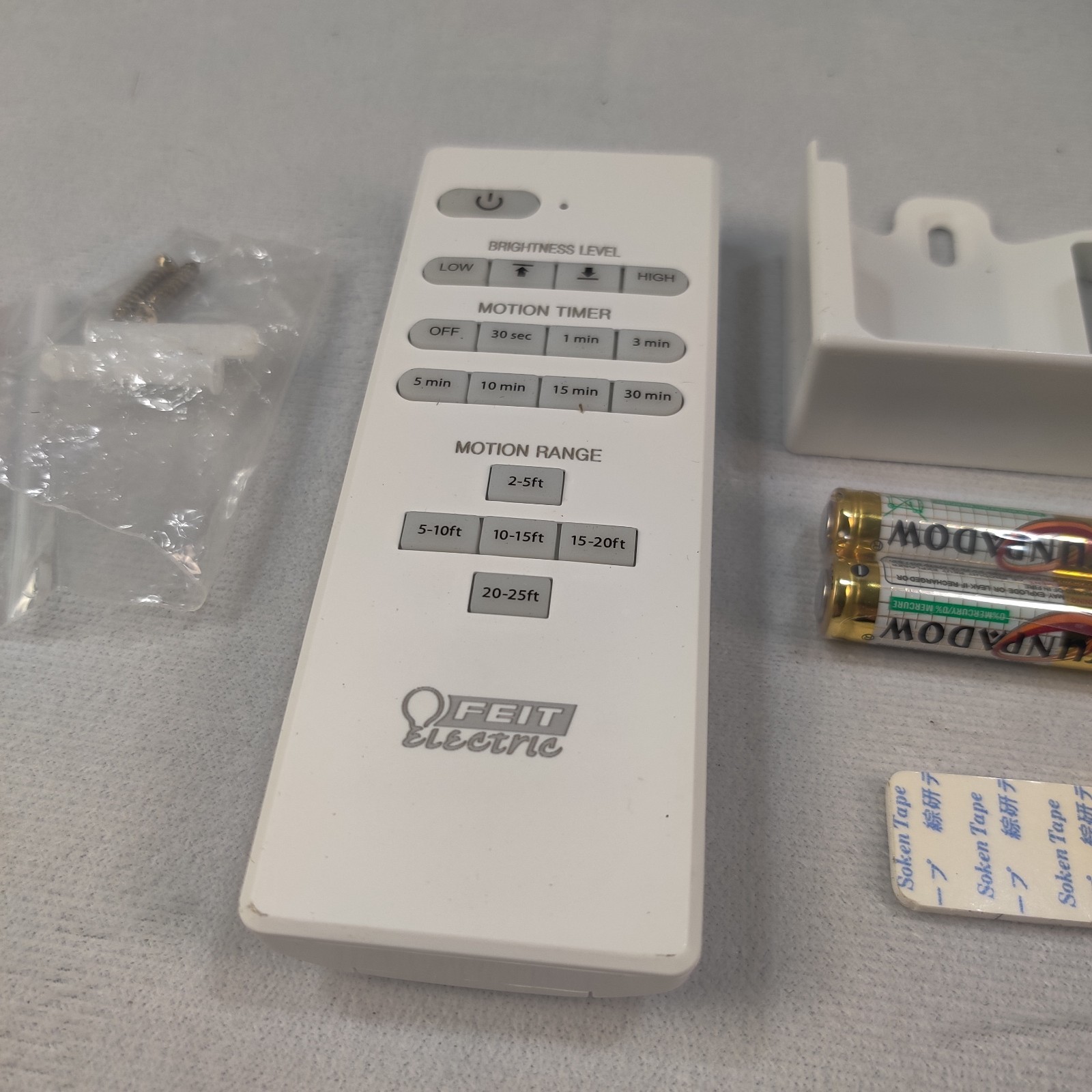 FEIT Electric Remote Control-White W/BATTERIES