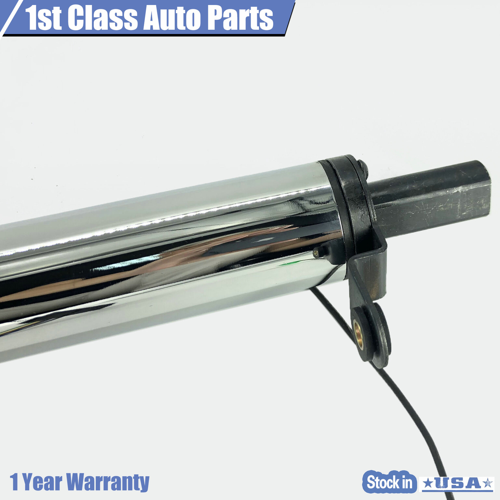 30" Auto Column Shift Tilt Steering Column Indicator W/ Wheel Adapter Chrome