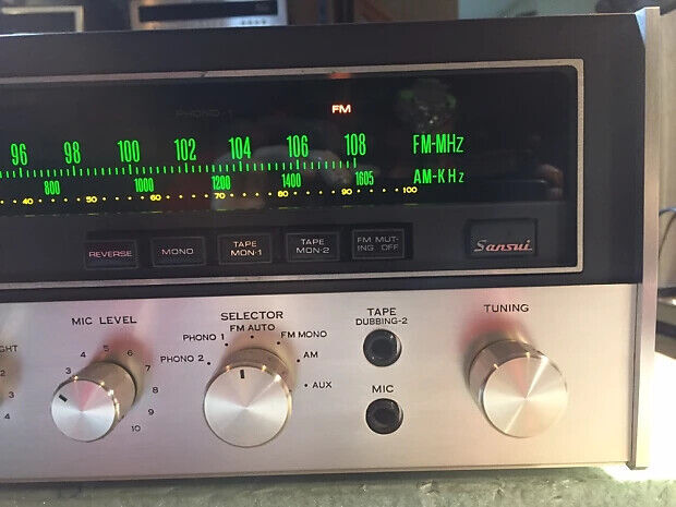 Sansui Vintage Receiver Badges for Buttons All Models 7000, 6, 7, 8 Full Set