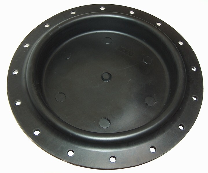 2E670002202 DIAPHRAGM, NITRILE, TYPE 657 SIZE 34/40, 13-1/8" DIA X 16 HOLES