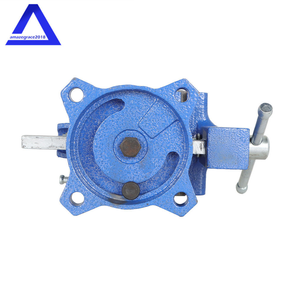 4.5" Heavy Bench Vise with Anvil Swivel Locking Base Table top Clamp New