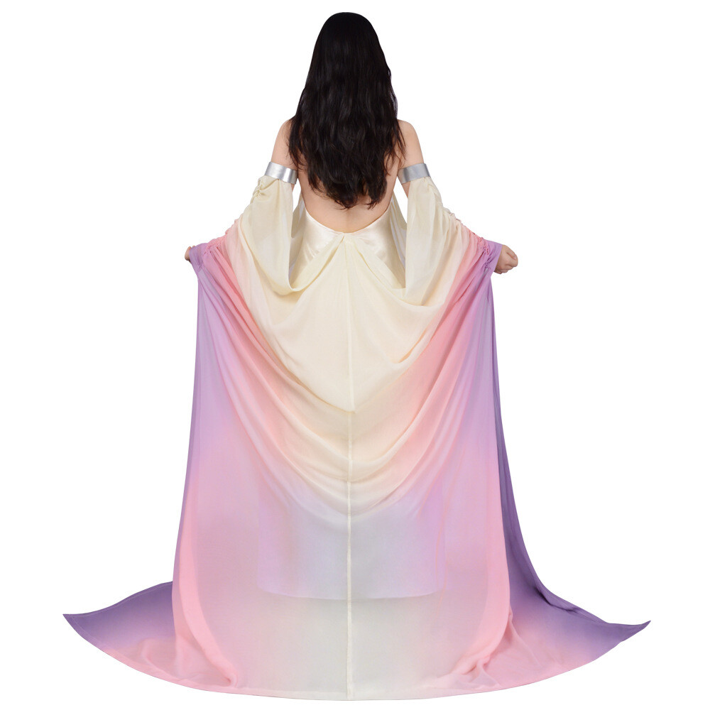 Padme Amidala Cosplay Costume Lake Dress Space Battle Suit Queen Padme Amidala