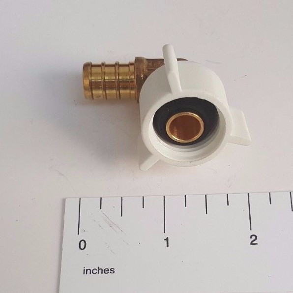 10 Pcs. 1/2" Pex X 1/2" Female Swivel Elbow, Pex Female Swivel Elbow 25-2-2=10