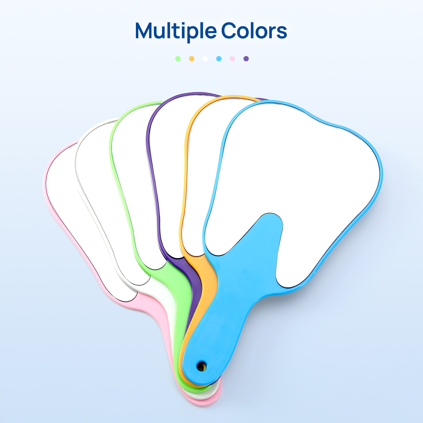 JMU Dental Mirror Tooth Shaped Hand Held Mirror Tooth Inspection Instrument