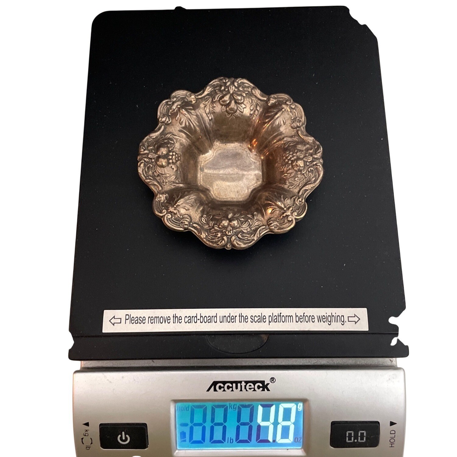 Vtg Reed & Barton Sterling Silver Francis I Pattern Sm Bowl Ornate Floral Design