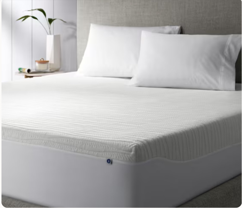 Sleep Number Total Protection Mattress Pad White Waterproof 425453 NWT