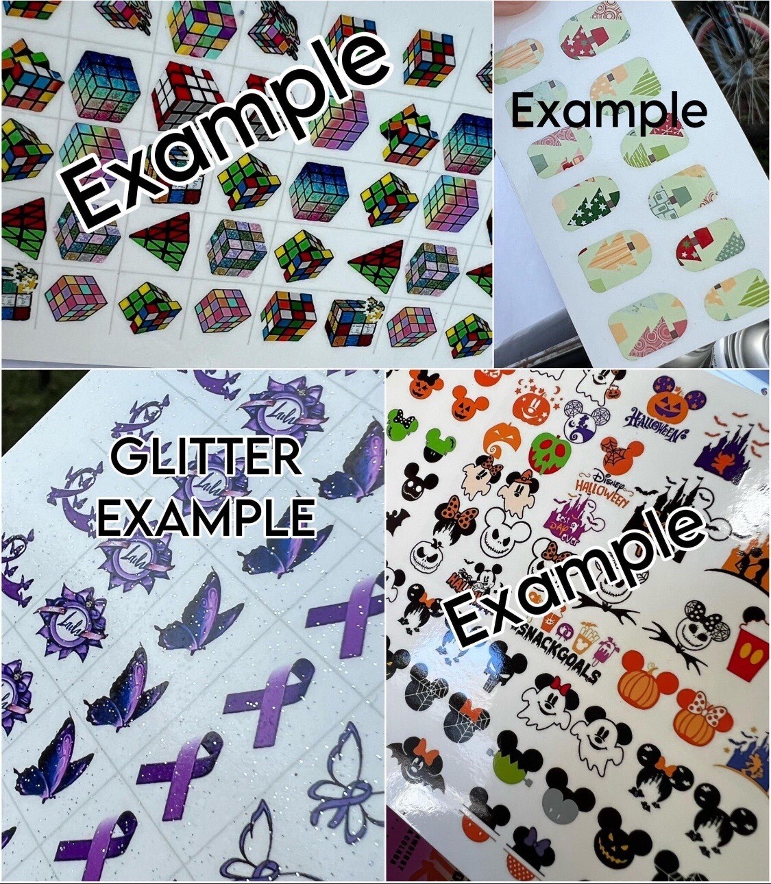 Motorcycles Waterslide Nail Decals Set Of 50 Instructions & Bonus