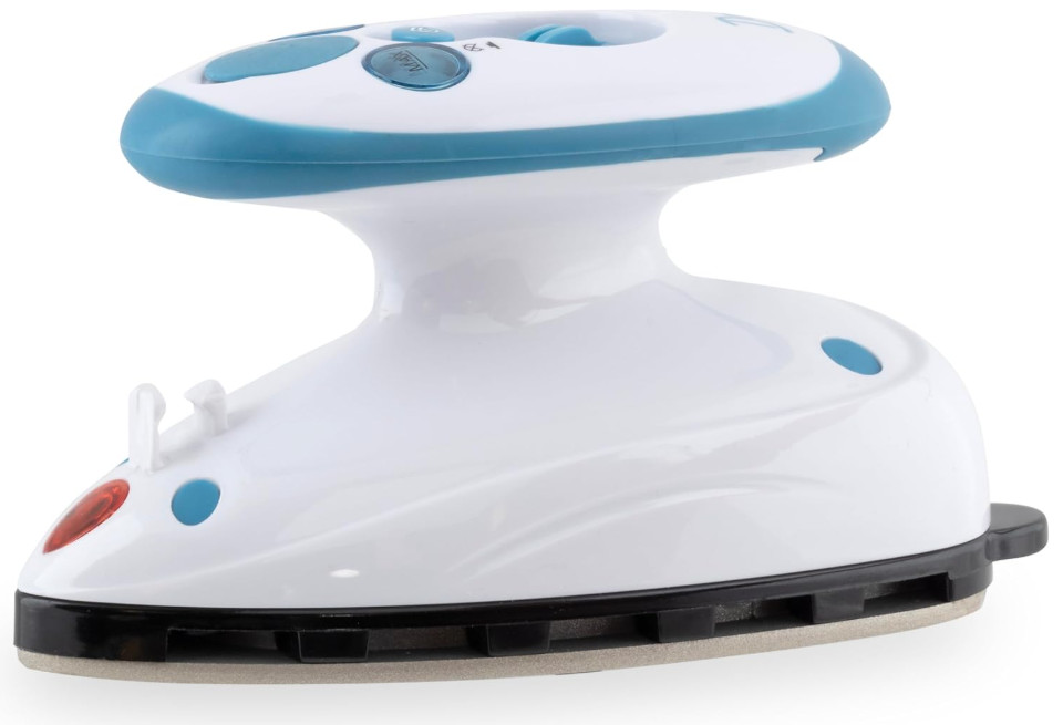 Mini plancha/vaporizador portátil, ideal para costura, quilting y viajes.