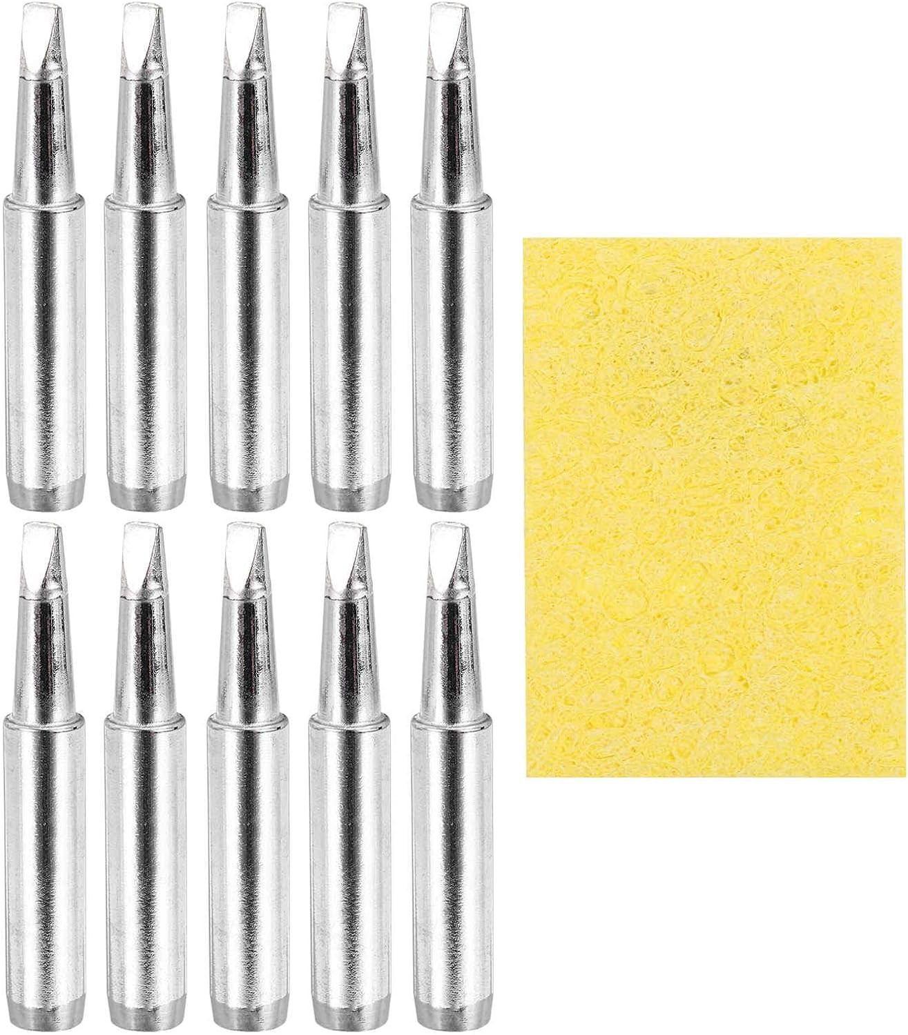 Pack of 10 900M Solder Tips Internally Heated Soldering Tips with Cleaning Sp...