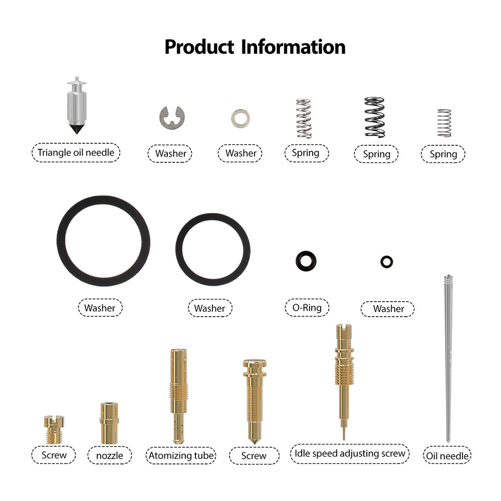 Carburetor Carb Rebuild Kit For Honda Recon 250 TRX250TE TM Sportrax TRX250EX US