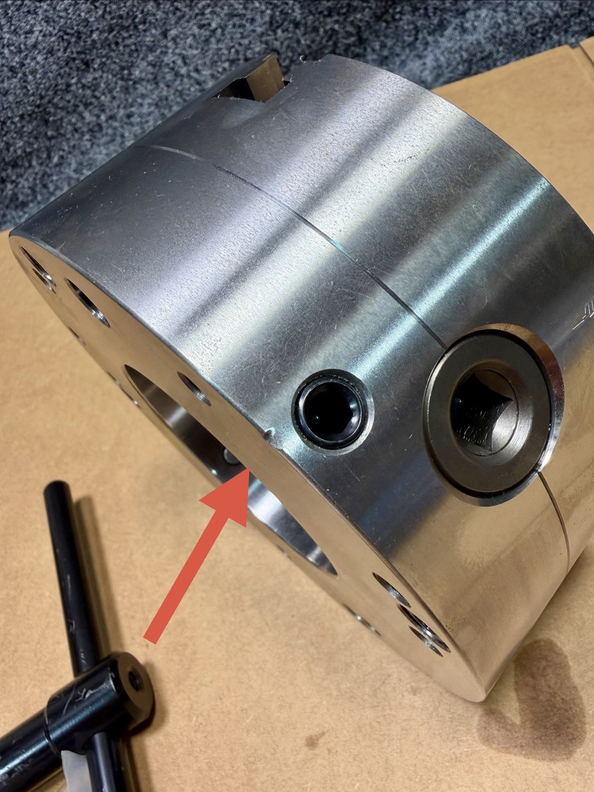 BUCK AT063RC 6" Inch 3 Jaw Manual Lathe Chuck Plain Back