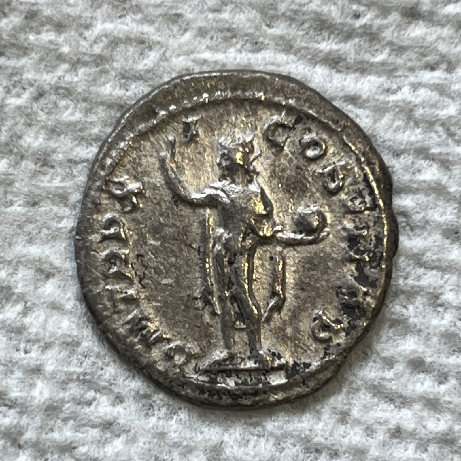 Ancient Roman Empire Fourree Coin Empire Severus Alexander 222-235 AD.